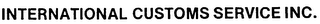 INTERNATIONAL CUSTOMS SERVICE INC. logo