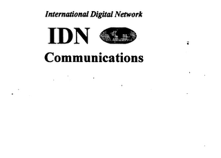 INTERNATIONAL DIGITAL NETWORK IDN COMMUNICATIONS logo