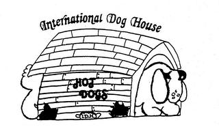 INTERNATIONAL DOG HOUSE HOT DOGS logo