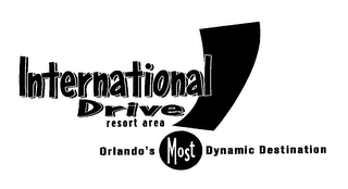 INTERNATIONAL DRIVE RESORT AREA ORLANDO'S MOST DYNAMIC DESTINATION logo