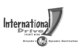 INTERNATIONAL DRIVE RESORT AREA ORLANDO'S MOST DYNAMIC DESTINATION logo