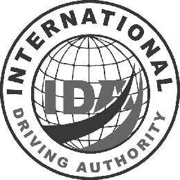 INTERNATIONAL DRIVING AUTHORITY IDA logo