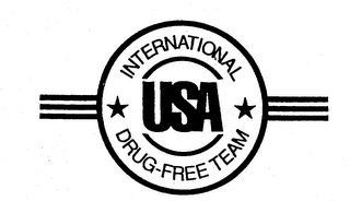 INTERNATIONAL DRUG-FREE TEAM USA logo