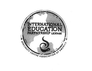 INTERNATIONAL EDUCATION PARTNERSHIP LICENSE SPECIALTY COFFEE ASSOCIATION OF AMERICA logo