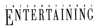 INTERNATIONAL ENTERTAINING logo