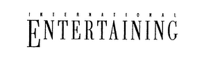 INTERNATIONAL ENTERTAINING logo