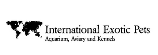 INTERNATIONAL EXOTIC PETS AQUARIUM, AVIARY AND KENNELS logo