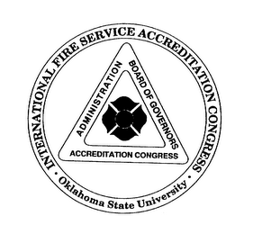 INTERNATIONAL FIRE SERVICE ACCREDITATION CONGRESS OKLAHOMA STATE UNIVERSITY ADMINISTRATION BOARD OF GOVERNORS ACCREDITATION CONGRESS logo