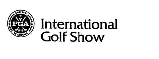 INTERNATIONAL GOLF SHOW PGA PROFESSIONAL GOLFERS' ASSOCIATION OF AMERICA 1916 logo