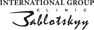 INTERNATIONAL GROUP CLINIC ZABLOTSKYY logo