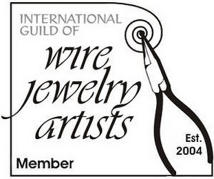INTERNATIONAL GUILD OF WIRE JEWELRY ARTISTS EST. 2004 MEMBER logo