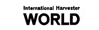 INTERNATIONAL HARVESTER WORLD logo