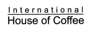 INTERNATIONAL HOUSE OF COFFEE logo