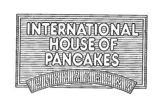 INTERNATIONAL HOUSE OF PANCAKES RESTAURANT logo