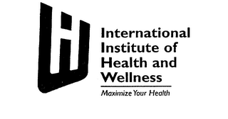 INTERNATIONAL INSTITUTE OF HEALTH AND WELLNESS logo