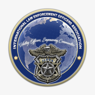 INTERNATIONAL LAW ENFORCEMENT OFFICERS ASSOCIATION "UNITING OFFICERS, EMPOWERING COMMUNTIES" ILEOA PROTECT & SERVE logo