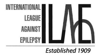 INTERNATIONAL LEAGUE AGAINST EPILEPSY ILAE ESTABLISHED 1909 logo