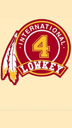 · INTERNATIONAL · LOWKEY 4 logo