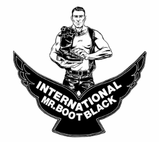 INTERNATIONAL MR. BOOTBLACK logo