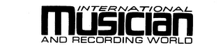 INTERNATIONAL MUSICIAN AND RECORDING WORLD logo