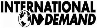 INTERNATIONAL ON DEMAND logo