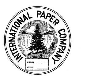 INTERNATIONAL PAPER COMPANY NUMBER WEIGHT logo