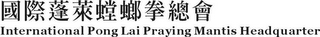 INTERNATIONAL PONG LAI PRAYING MANTIS HEADQUARTER logo