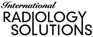 INTERNATIONAL RADIOLOGY SOLUTIONS logo