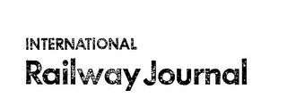 INTERNATIONAL RAILWAY JOURNAL logo