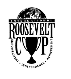 INTERNATIONAL ROOSEVELT CUP EMPOWERMENT INDEPENDENCE ACHIEVEMENT logo