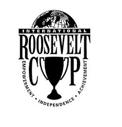 INTERNATIONAL ROOSEVELT CUP EMPOWERMENTINDEPENDENCE ACHIEVEMENT logo
