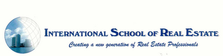 INTERNATIONAL SCHOOL OF REAL ESTATE CREATING A NEW GENERATION OF REAL ESTATES PROFESSIONALS logo