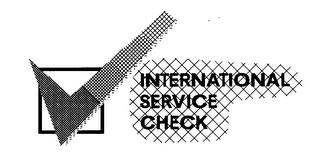 INTERNATIONAL SERVICE CHECK logo