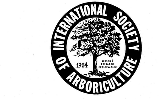 INTERNATIONAL SOCIETY OF ARBORICULTURE 1924 SCIENCE RESEARCH PRESERVATION logo