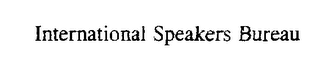 INTERNATIONAL SPEAKERS BUREAU logo