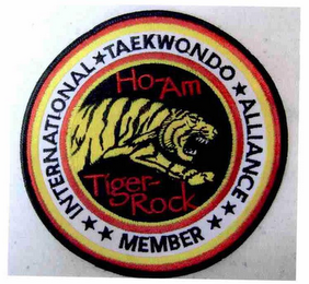 INTERNATIONAL TAEKWONDO ALLIANCE MEMBER HO-AM TIGER-ROCK logo