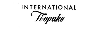 INTERNATIONAL TI-OPAKE logo