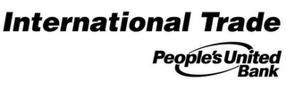 INTERNATIONAL TRADE PEOPLE'S UNITED BANK logo