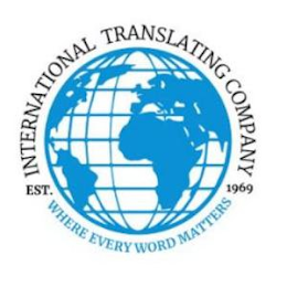 INTERNATIONAL TRANSLATING COMPANY WHERE EVERY WORD MATTERS EST. 1969 logo