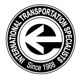 INTERNATIONAL TRANSPORTATION SPECIALISTS SINCE 1968 logo