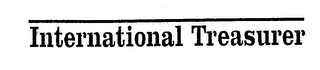 INTERNATIONAL TREASURER logo