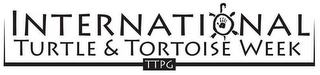 INTERNATIONAL TURTLE & TORTOISE WEEK TTPG logo