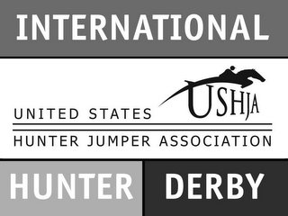INTERNATIONAL USHJA HUNTER DERBY UNITED STATES HUNTER JUMPER ASSOCIATION logo