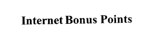 INTERNET BONUS POINTS logo