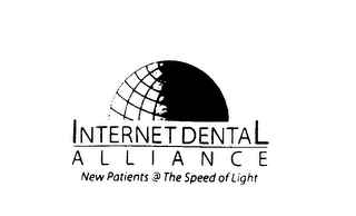 INTERNET DENTAL ALLIANCE NEW PATIENTS @ THE SPEED OF LIGHT logo