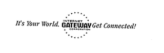 INTERNET GATEWAY CORPORATION IT'S YOUR WORLD. GET CONNECTED! logo