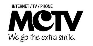 INTERNET / TV / PHONE MCTV WE GO THE EXTRA SMILE. logo