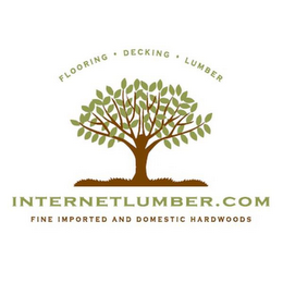 INTERNETLUMBER.COM FINE IMPORTED AND DOMESTIC HARDWOODS FLOORING · DECKING · LUMBER logo