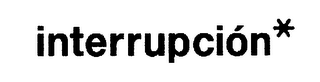 INTERRUPCION logo