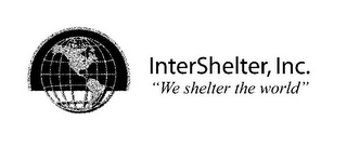 INTERSHELTER, INC. "WE SHELTER THE WORLD" logo
